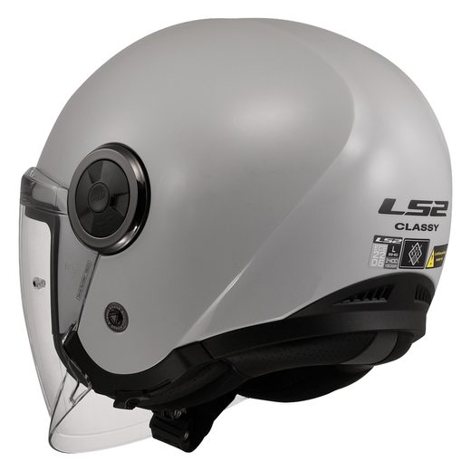 LS2 HELMETS LS2 OF620 CLASSY SOLID PEARL GREY-06