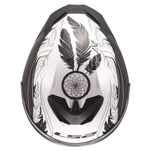 LS2 HELMETS LS2 FF820 RAPID III BOHO WHITE BLACK PINK
