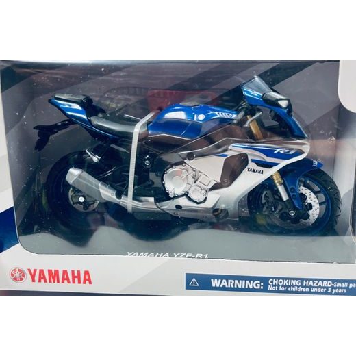 NEWRAY YAMAHA YZF-R1 BLUE/SILVER 1:12