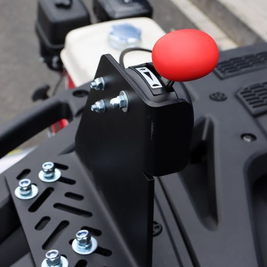 SHARK ACCESSORIES SHARK ATV ČELNÍ MULČOVAČ 100CM S MOTOREM HONDA GX 270, STŘÍBRNÁ BARVA