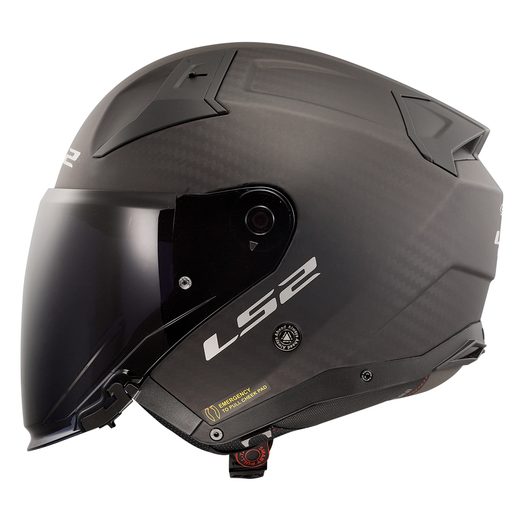 LS2 HELMETS LS2 OF603 INFINITY II MATT CARBON-06