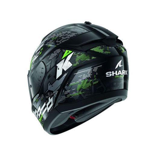 SHARK PŘILBA RIDILL 2 MOLOKAI BLACK SILVER GREEN