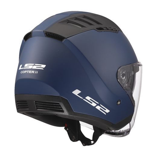 LS2 HELMETS LS2 OF600 COPTER II SOLID MATT NAVY BLUE-06