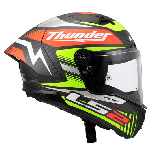 LS2 HELMETS LS2 FF805 THUNDER GP AERO REPLICA BLACK-06