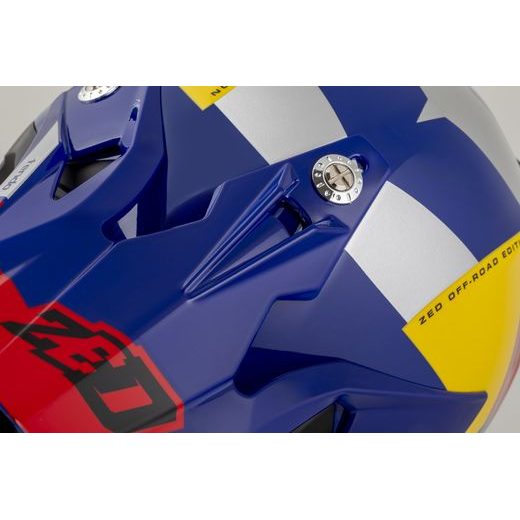 ZED PŘILBA DĚTSKÁ X1.9D TENDO PEARL BLUE/RED/YELLOW/SILVER