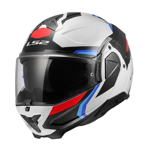 LS2 HELMETS LS2 FF910 ADVANT II TRIPLE WHITE BLUE RED