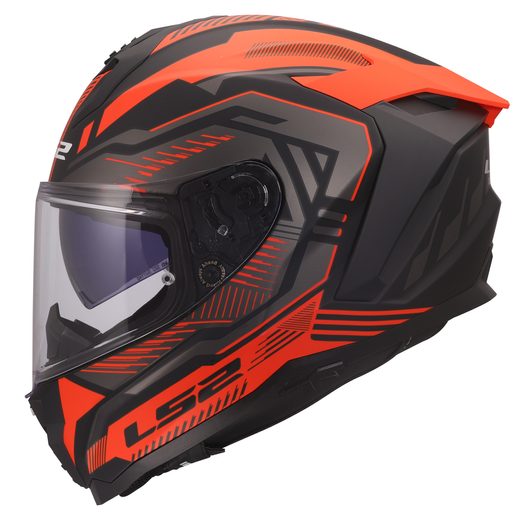 LS2 HELMETS LS2 FF817 CHALLENGER II DRAVIX RED