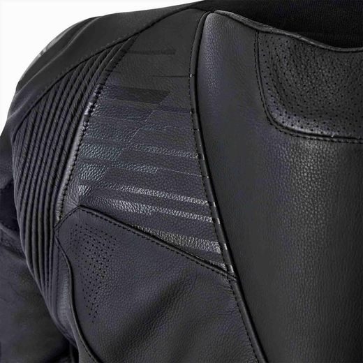 RST BUNDA 3635 TRACTECH EVO D3O LEATHER BLACK/WHITE