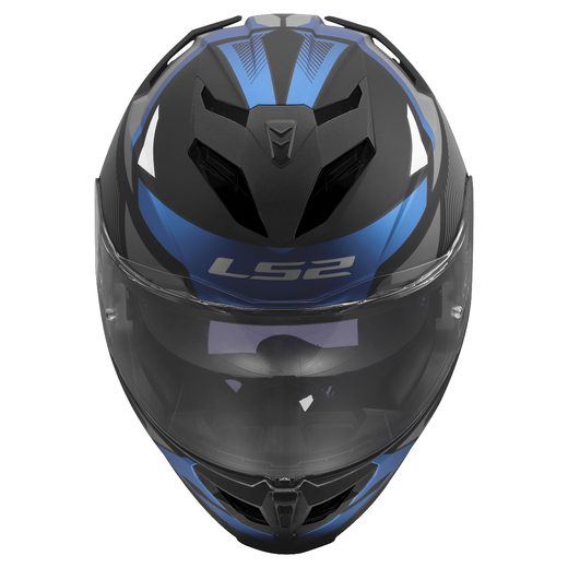 LS2 HELMETS LS2 FF818 STORM III KOMAI BLACK BLUE