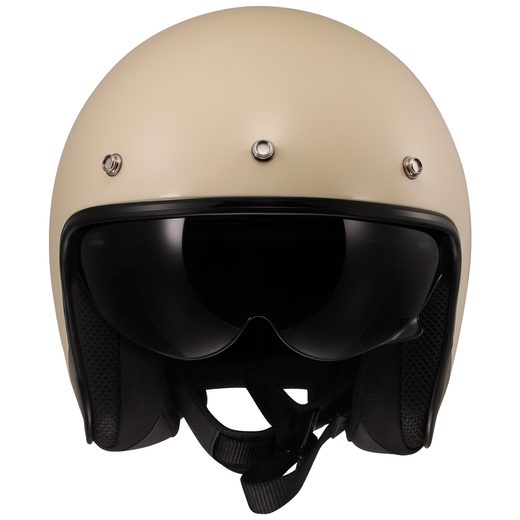 LS2 HELMETS LS2 OF601 BOB II SOLID CREAM-06