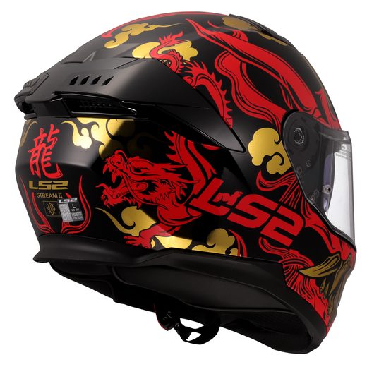 LS2 HELMETS LS2 FF808 STREAM II DRAKO BLACK RED-06