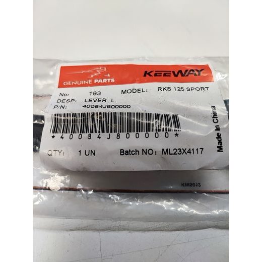 KEEWAY PÁČKA SPOJKY KW/40084J800000 BLACK