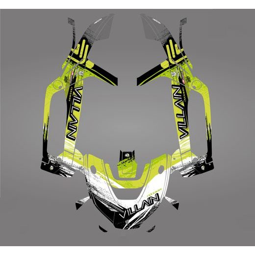 ASP GROUP S.R.O. GRAPHIC STICKER KIT FOR SEGWAY VILLAIN SX10 GREEN NEON