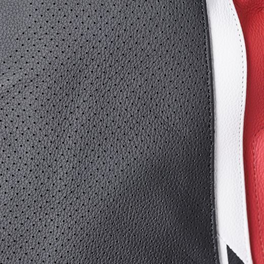 2PCS LEATHER SUIT GMS GR-1 ZG70000 ČERNO-ČERVENO-BÍLÁ 58H