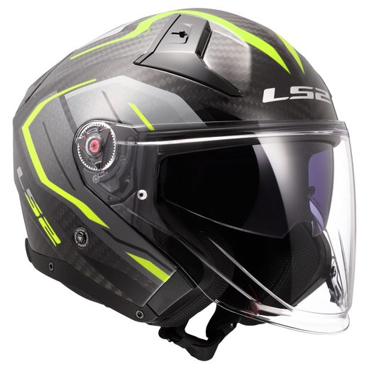 LS2 HELMETS LS2 OF603 INFINITY II C URUS H-VIS YELLOW-06
