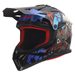 LS2 HELMETS LS2 MX708 FAST II ZOMBIE II BLACK RED BLUE-06
