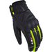 LS2 HELMETS LS2 JET 2 LADY GLOVES BLACK H-V YELLOW