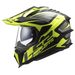 LS2 HELMETS LS2 MX701 EXPLORER ALTER MATT BLACK H-V YELLOW