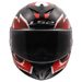 LS2 HELMETS LS2 FF820 RAPID III XTREM WHITE BLACK RED