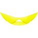 LS2 HELMETS LS2 FF390 AIR VENT BACK HI VIS YELLOW (BOLD) FF390