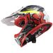 LS2 HELMETS LS2 MX437 FAST EVO CRUSHER BLACK RED