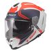 LS2 HELMETS LS2 FF817 CHALLENGER II TITAN WHITE BLUE RED