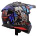 LS2 HELMETS LS2 MX708 FAST II ZOMBIE II BLACK RED BLUE-06
