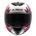 LS2 HELMETS LS2 FF820 RAPID III POPPIES II WHITE PINK