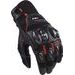 LS2 HELMETS LS2 SPARK 2 LEATHER MAN GLOVES BLACK RED