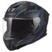 LS2 HELMETS LS2 FF820 RAPID III XTREM BLACK BLUE PETROL