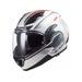 LS2 HELMETS LS2 FF900 VALIANT II HUB GLOSS WHITE SILVER