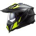 LS2 HELMETS LS2 MX701 EXPLORER C FOCUS M.TITANIUM H-V YELLOW