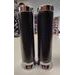 PARTS RUKOJETI - GRIPY DS-243263 KŮŽE/CHROM BLACK 2KS