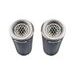 DVOJITÁ KONCOVKA VÝFUKU SLIP-ON GPR M3 D.83.M3.BT MATNÁ ČERNÁ ZAHRNUJE ODNÍMATELNÉ DB KILLERY, SPOJOVACÍ SVODY A KATALYZÁTORY