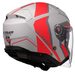 LS2 HELMETS LS2 OF603 INFINITY II FOCUS GREY RED-06