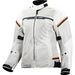 LS2 HELMETS LS2 RIVA LADY JACKET LIGHT GREY H-V ORANGE