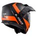 LS2 HELMETS LS2 FF324 METRO RAPID MATT BLACK ORANGE P/J