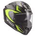 LS2 HELMETS LS2 FF817 CHALLENGER II VIPER GREY H-V YELLOW