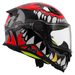 LS2 HELMETS LS2 FF812 KID PUNK GREY RED S