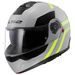 LS2 HELMETS LS2 FF908 STROBE II AUTOX GREY H-V YELLOW-06