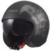 LS2 HELMETS LS2 OF599 SPITFIRE II WILLY BLACK GREY-06