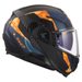 LS2 HELMETS LS2 FF910 ADVANT II GLIDE BLACK ORANGE