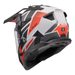 LS2 HELMETS LS2 MX702 PIONEER II BLOCK GREY RED-06
