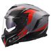 LS2 HELMETS LS2 FF818 STORM III DYNAMO GREY RED