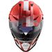 LS2 HELMETS LS2 MX436 PIONEER EVO EVOLVE RED WHITE