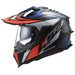 LS2 HELMETS LS2 MX701 EXPLORER C FOCUS G.BLUE WHITE RED