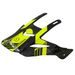 LS2 HELMETS LS2 PEAK MX436 TRIGGER BLACK HI-VIS YELLOW