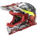 LS2 HELMETS LS2 MX437 FAST EVO CRUSHER BLACK RED