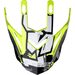 LS2 HELMETS LS2 MX437 EVO PEAK CRUSHER BLACK H-V YELLOW