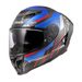 LS2 HELMETS LS2 FF807 DRAGON TRAX BLUE RED